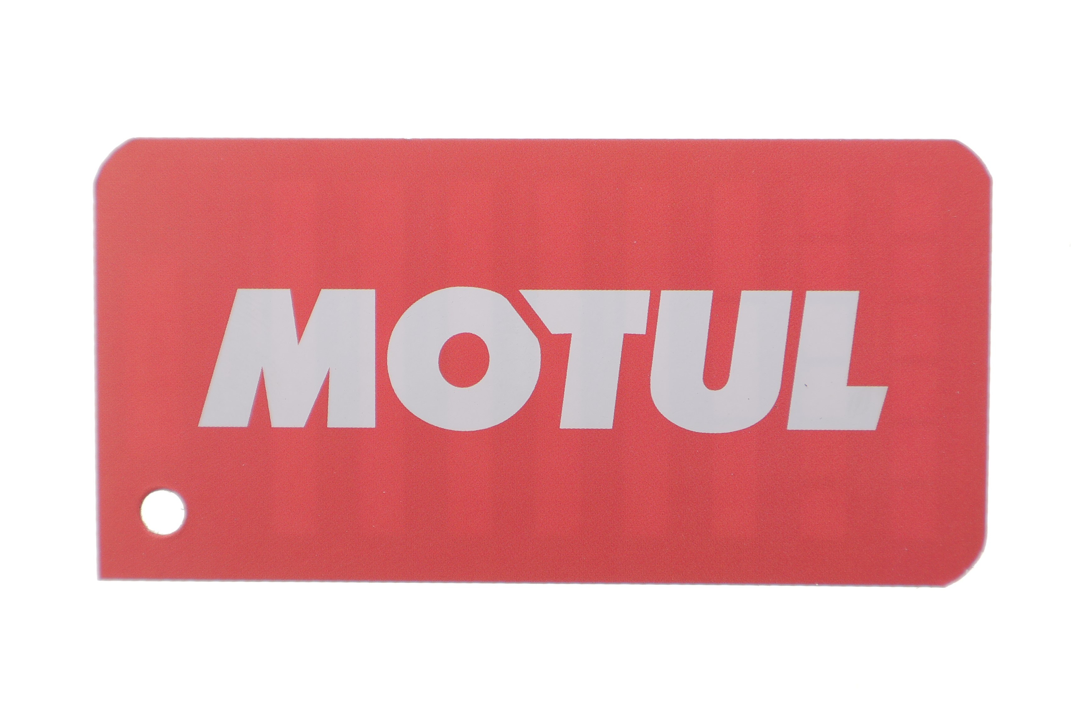 Бірка для заміни оливи MOTUL (червоно-чорна) (к-кт=25шт)