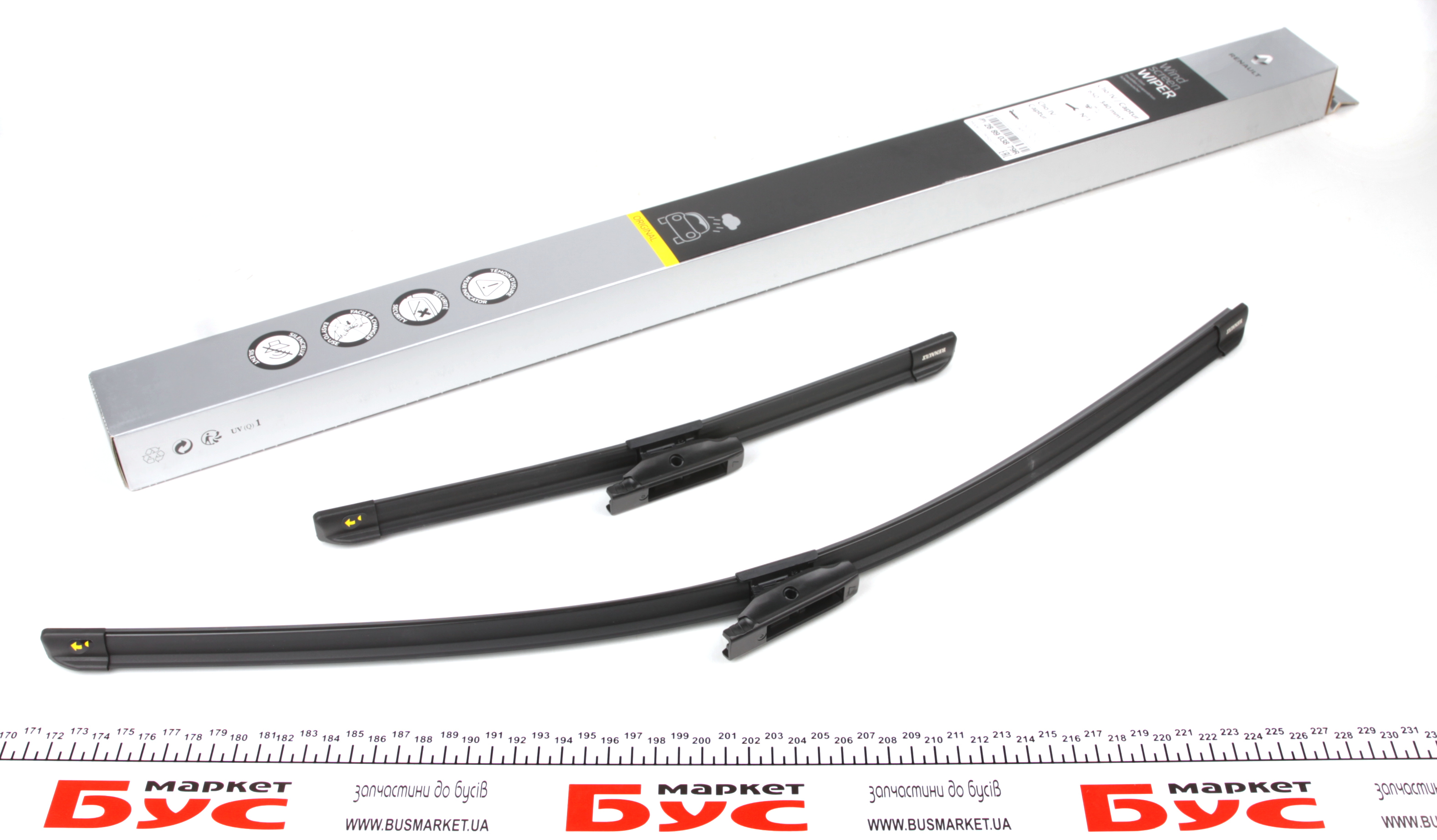 Щітки склоочисника (650/350мм) Renault Captur/Clio IV 13-