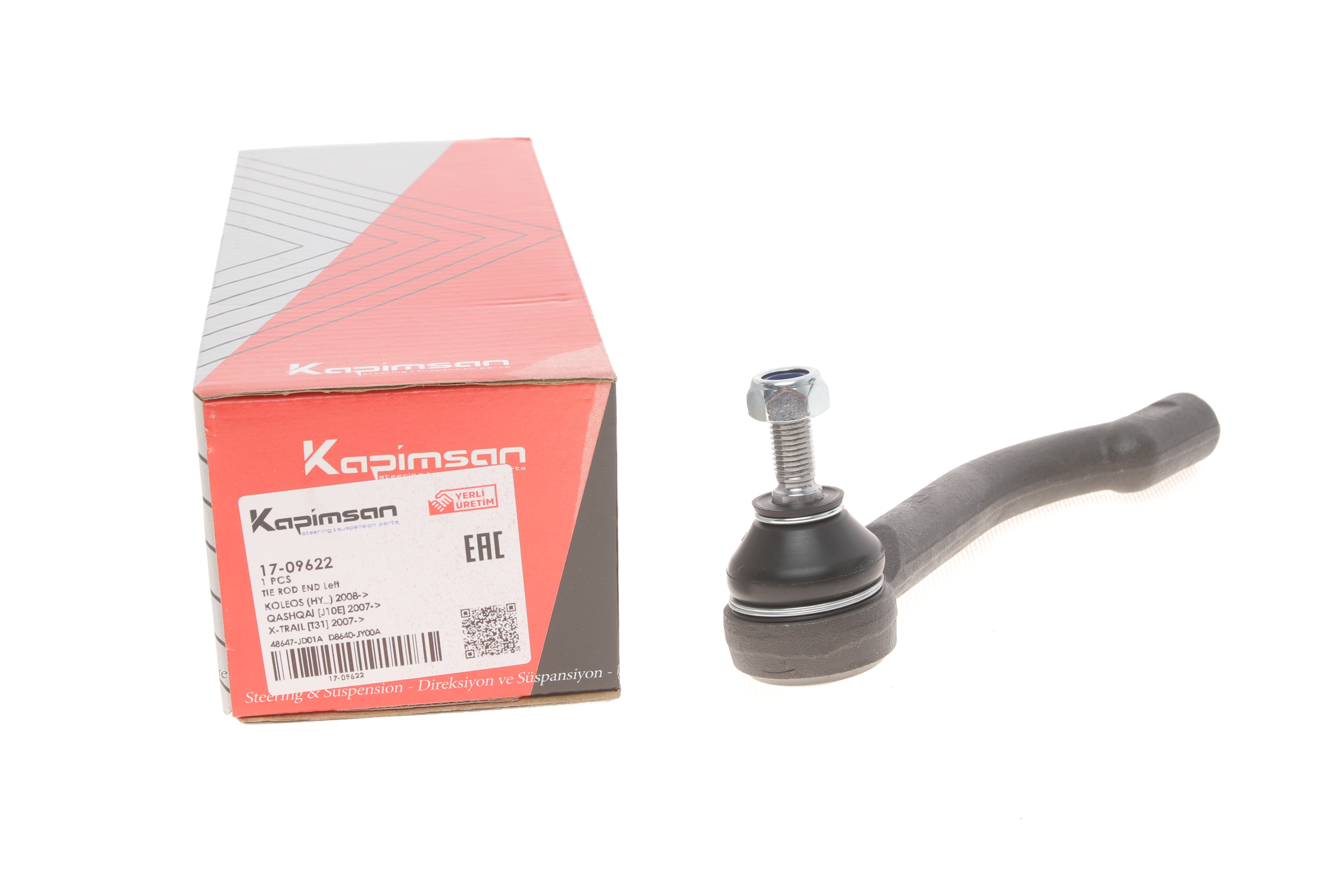 Наконечник тяги рульової (L) Nissan Qashqai/ X-Trail 07-13/ Renault Koleos 08-
