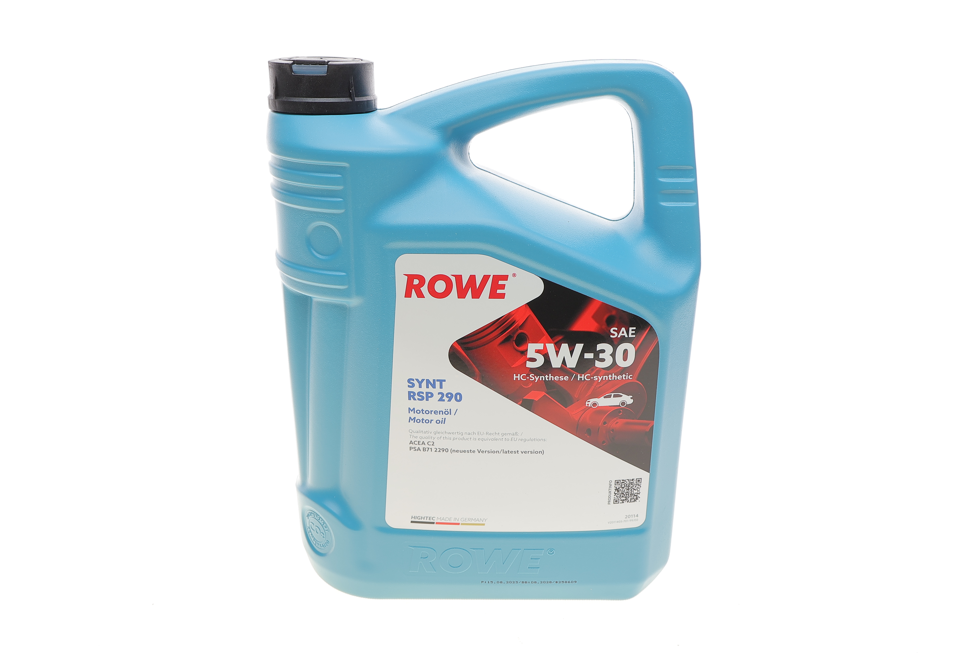 Олива 5W30 HIGHTEC SYNT RSP 290 (5L) (PSA B71 2290) (ACEA C2)