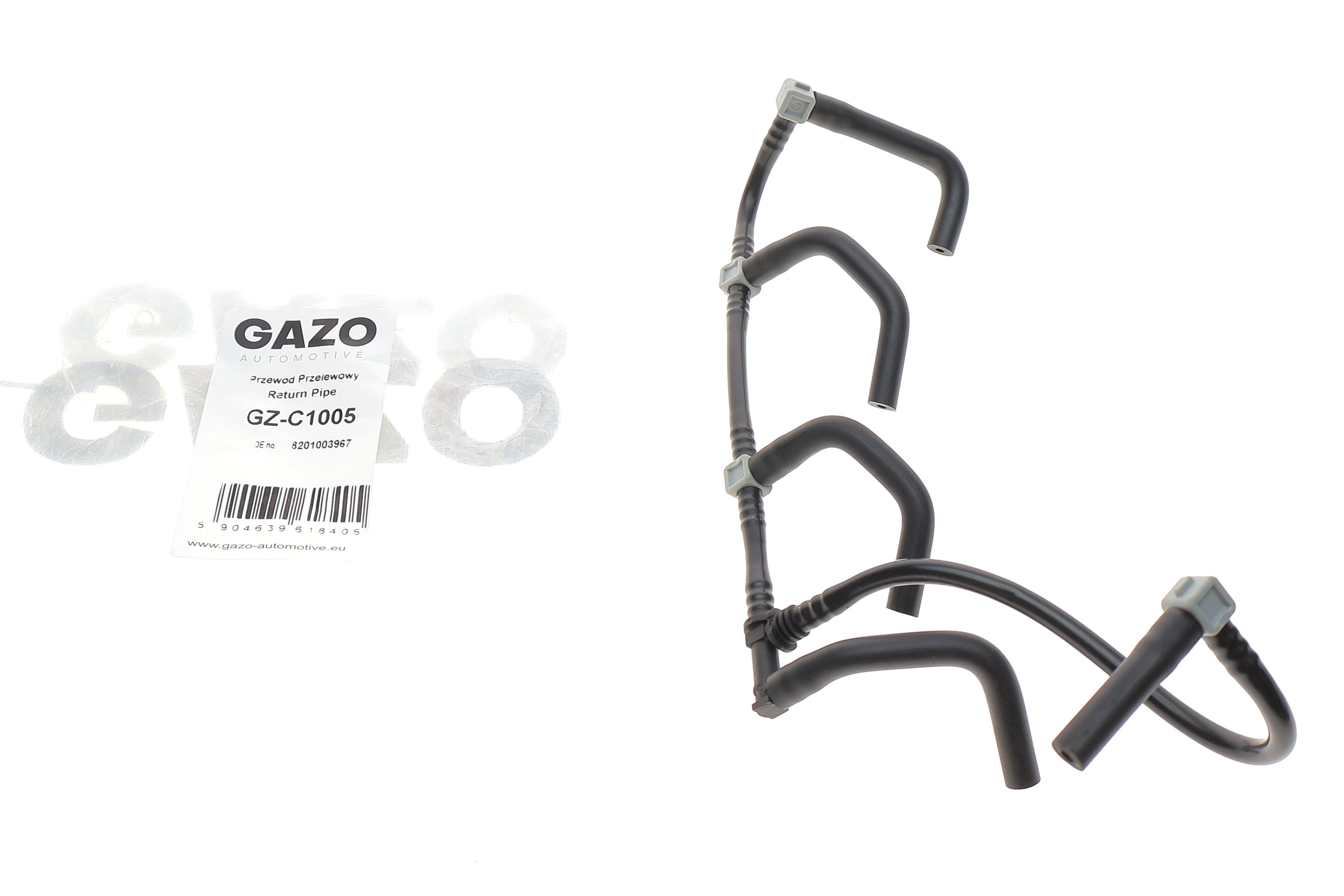 Шланг зливний Renault Kangoo/Megane III/Dacia Duster 1.5dCi 08-