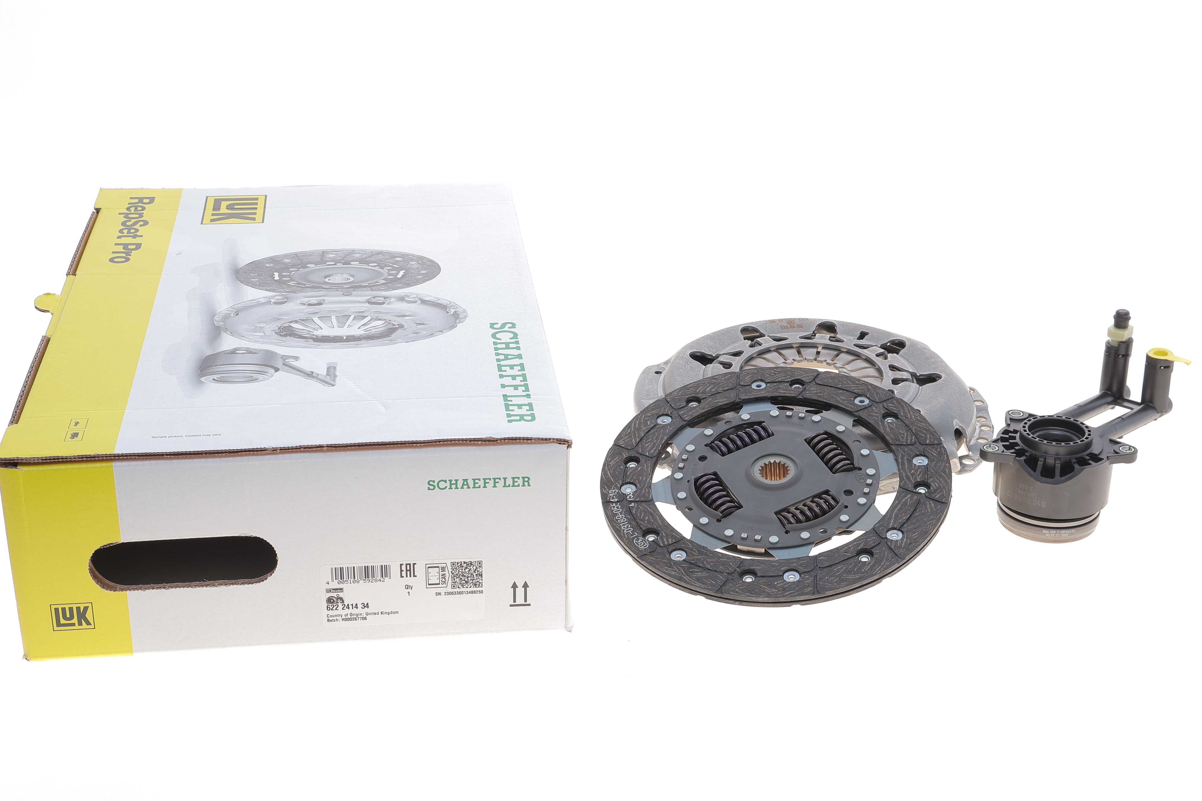 Комплект зчеплення Ford Focus I 1.4/1.6/1.8 16V BiFuel 98-04, 55/74/85kw