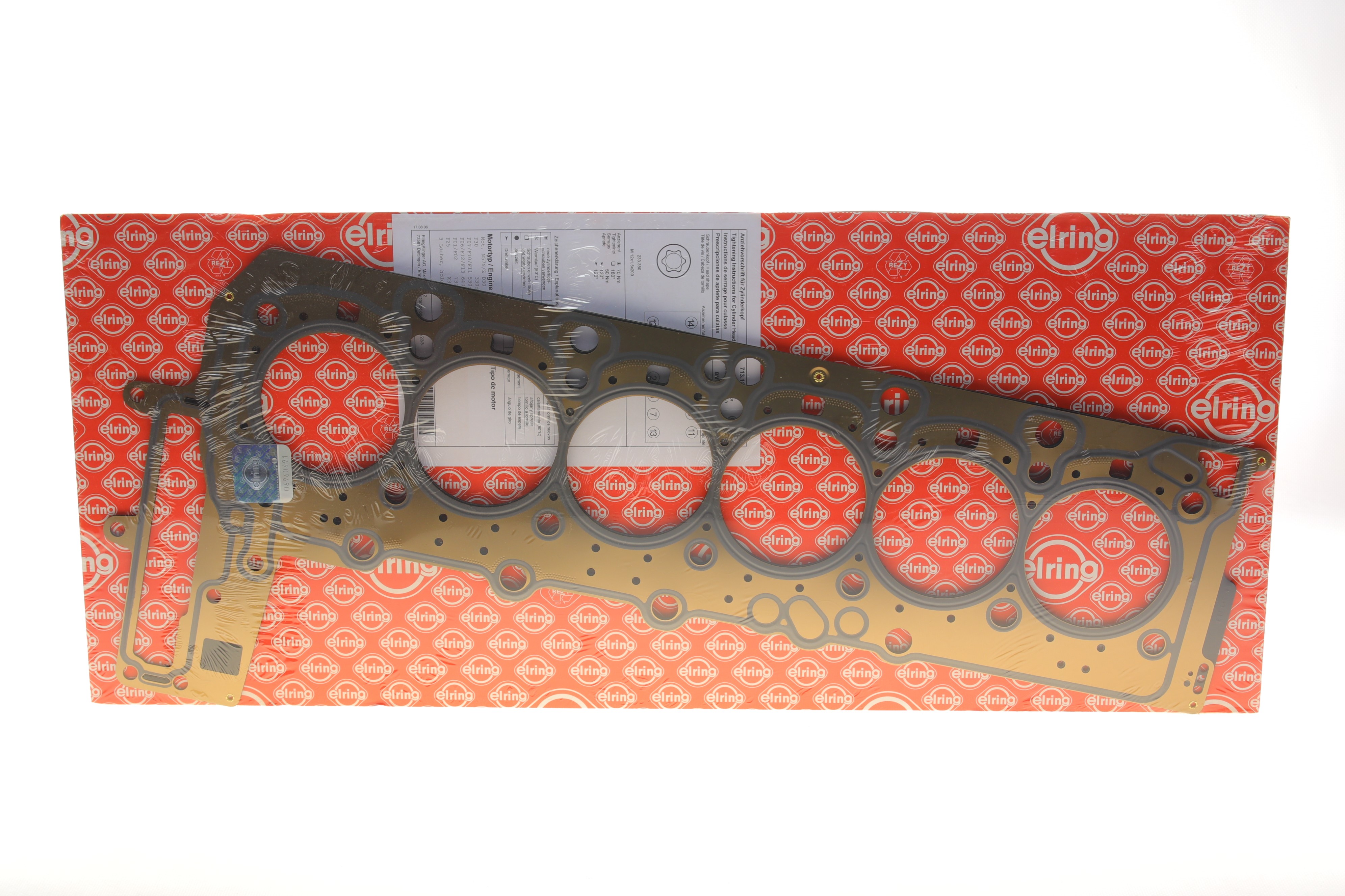 Прокладка ГБЦ BMW 3 (F30/F80)/5 (F10)/7 (F01-F04) 10-18 (1.65mm) (3 метки) N57 D30
