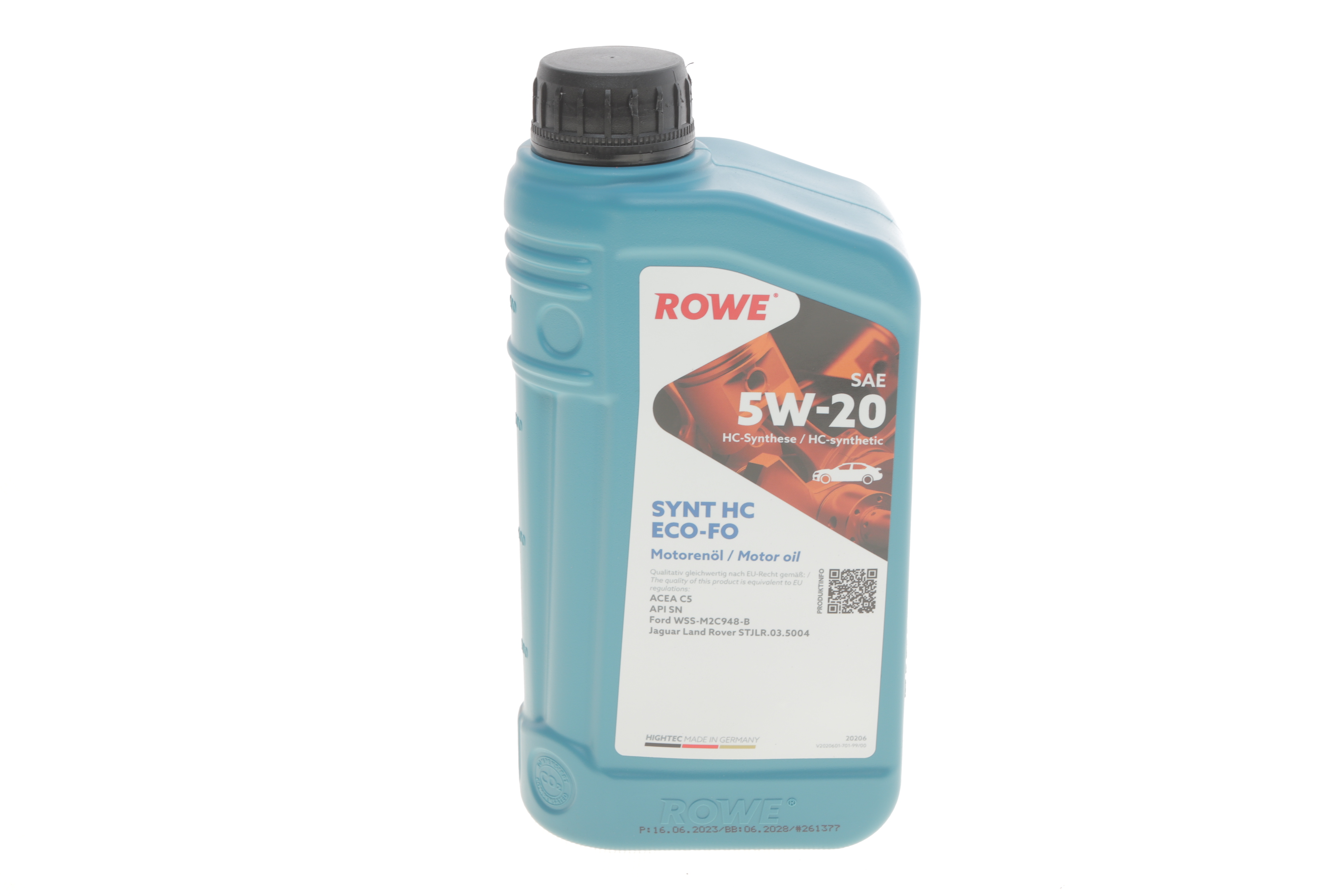 Олива 5W20 HIGHTEC SYNT HC ECO-FO (1L) (WSS-M2C948-B/STJLR.03.5004) (ACEA C5) (API SN)