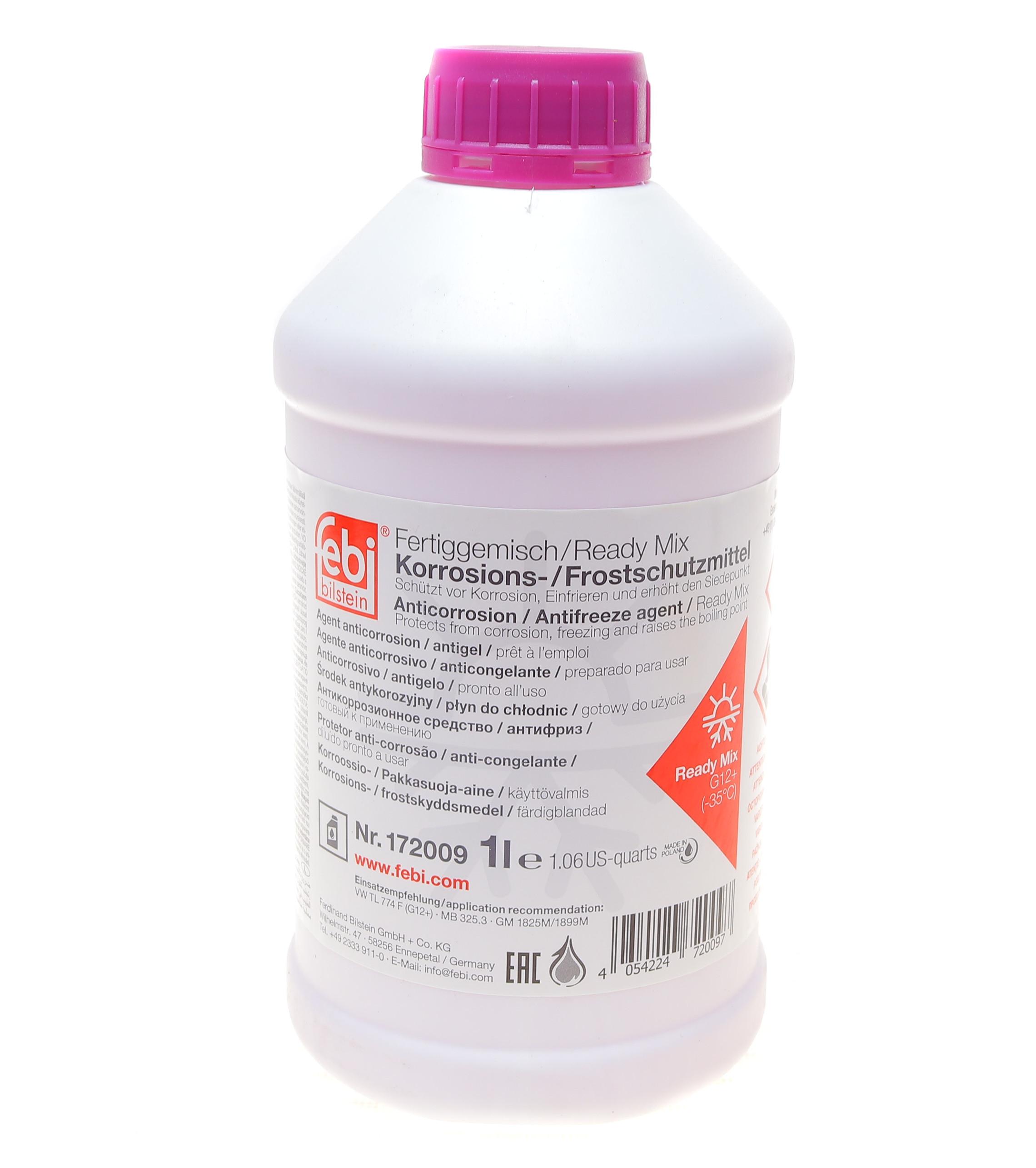 Антифриз (фіолетовий) Readymix G12 Plus (-35°C готовий до застосування) (1л)
