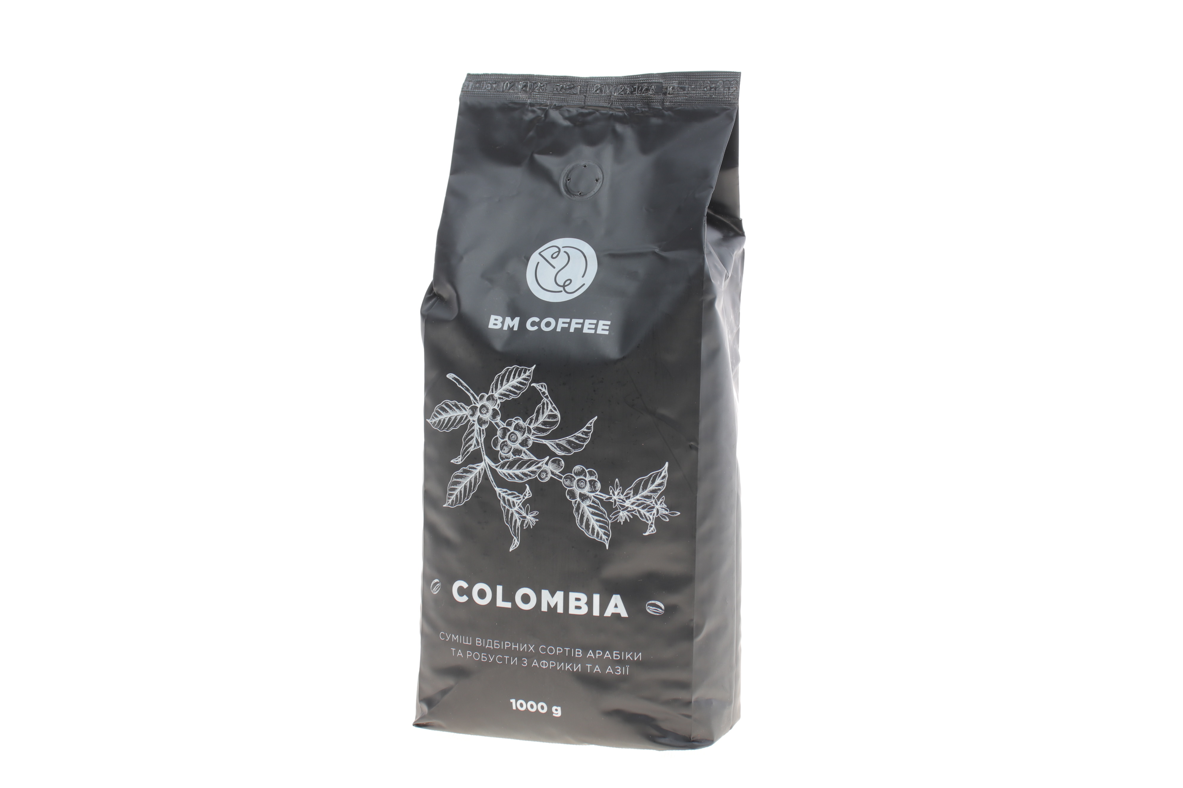 Кава смажена в зернах Colombia (1кг)