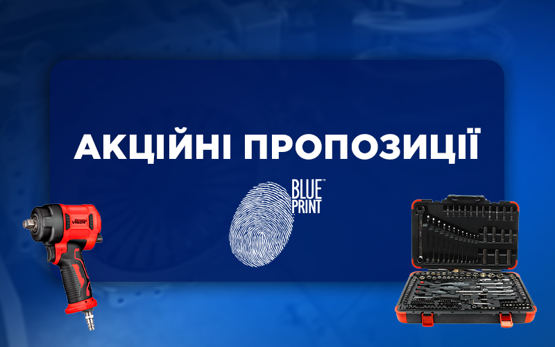 Акційні пропозиції від BLUE PRINT
